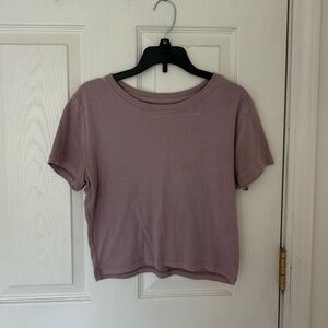 Hollister Purple Crop Top